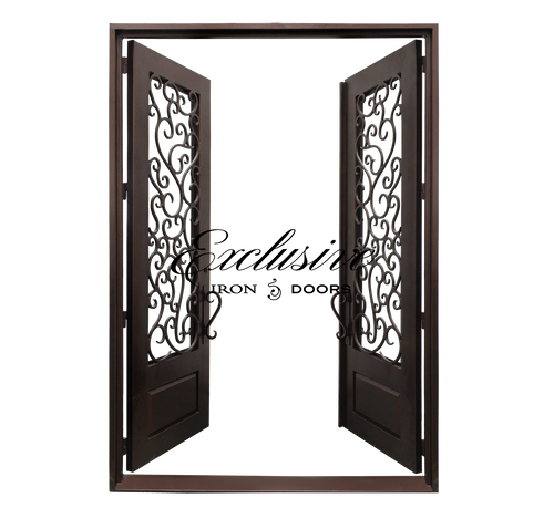 Juliette Double Square Iron Door