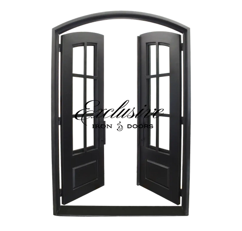 Eleanor Double Eyebrow Open Shot Iron Door