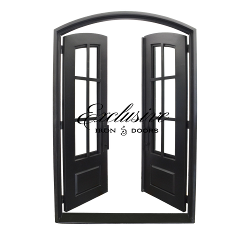 Eleanor Double Eyebrow Open Shot Iron Door