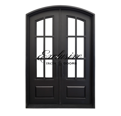 Eleanor Double Eyebrow Open Shot Iron Door