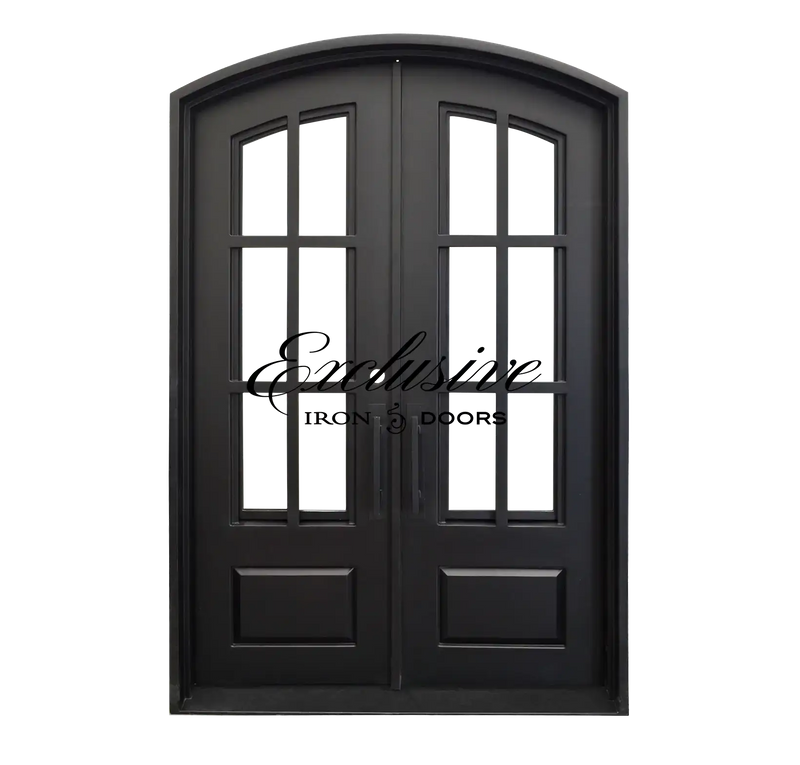 Eleanor Double Eyebrow Open Shot Iron Door