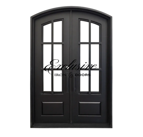 Eleanor Double Eyebrow Open Shot Iron Door