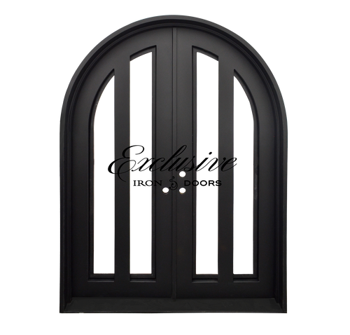 Hwy Double Round Iron Door
