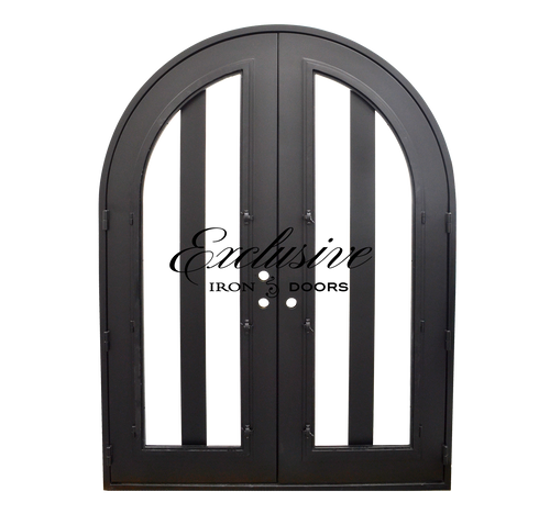 Hwy Double Round Iron Door
