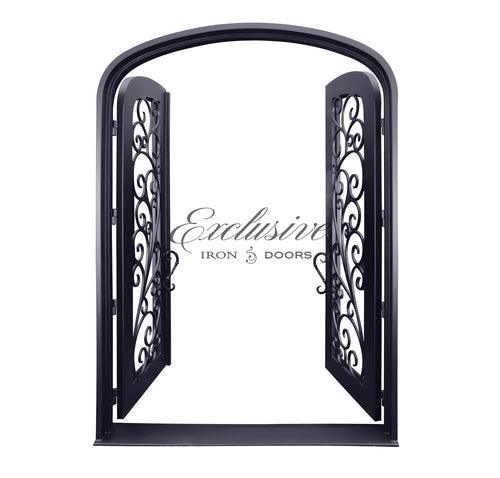 Lombard Double Custom Eyebrow Iron Door
