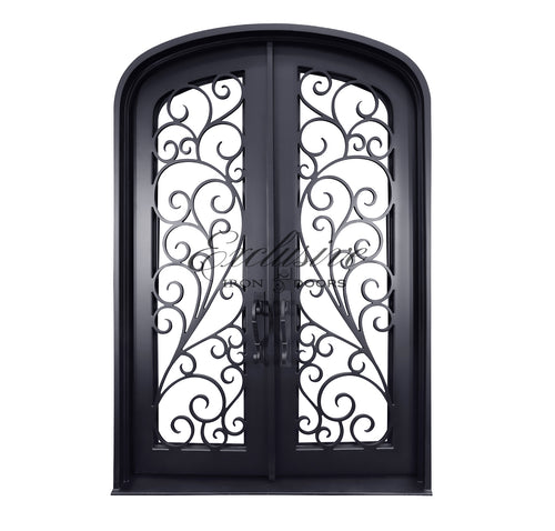 Lombard Double Custom Eyebrow Iron Door