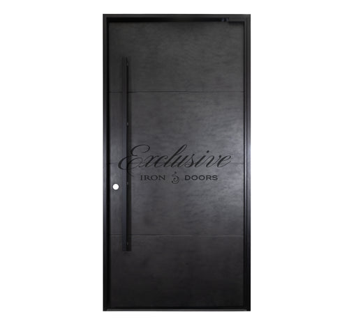Moon Pivot Iron Door