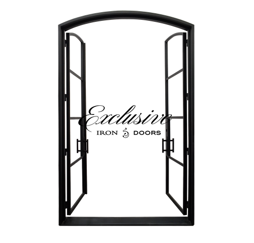 Custom Riva Double Eyebrow 4 Lite Steel Door