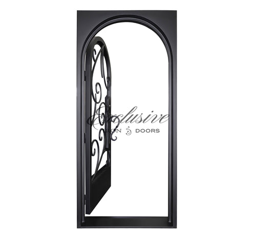 Pearl Single Square Iron Door