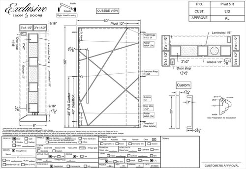 PIVOT 5R – 60″ x 96″