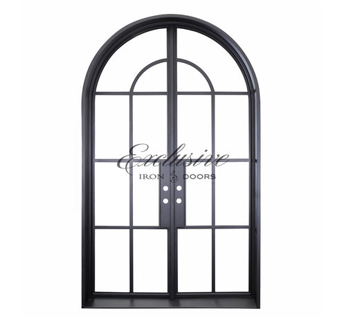 Riva Double Round Offset Steel Door