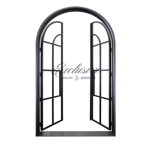 Riva Double Round Offset Steel Door