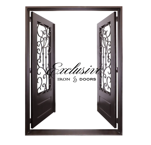 Roxane Double Square Iron Door