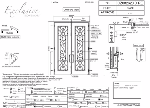 CZ082620 – 66 1/2″x97 1/4″