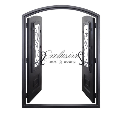  Siloh Double Eyebrow Iron Door
