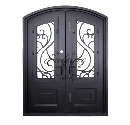  Siloh Double Eyebrow Iron Door