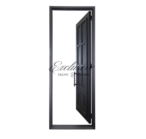 Custom Solid Eleanor Single Iron Door