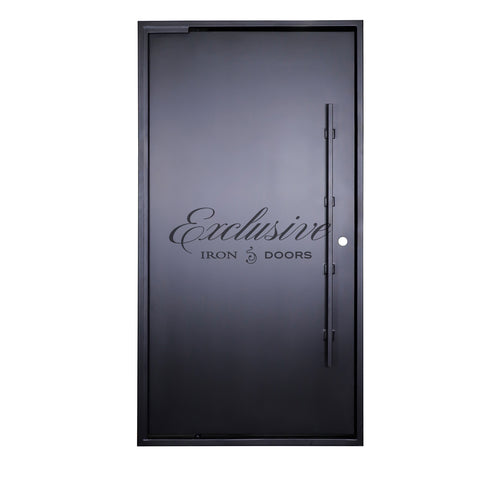 Solid Pivot Iron Door