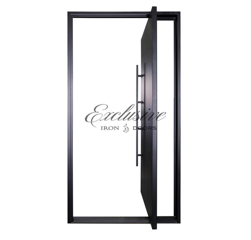 Solid Pivot Iron Door