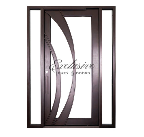 Webb Pivot Iron Door