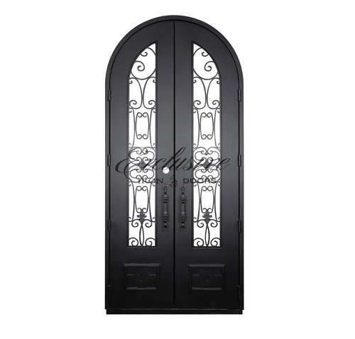 Washington Double Round Iron Door