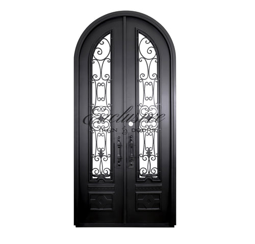 Washington Double Round Iron Door