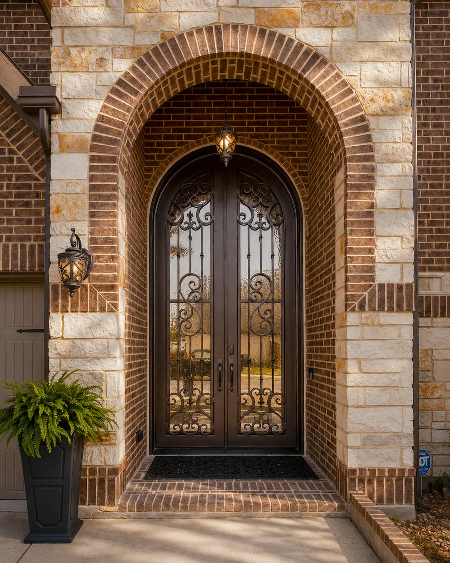 WROUGHT IRON DOORS