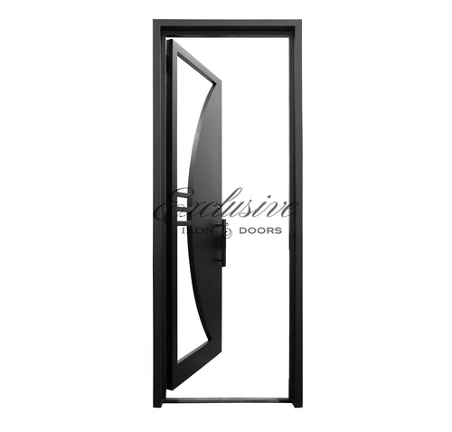 California Single Square Iron Door