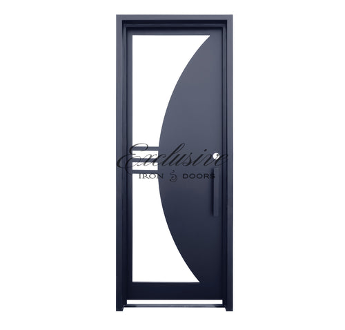California Single Square Iron Door