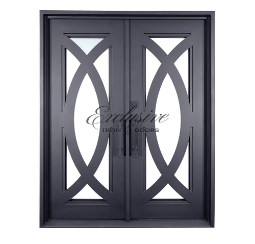 Custom Tarpey Double Square Iron Door
