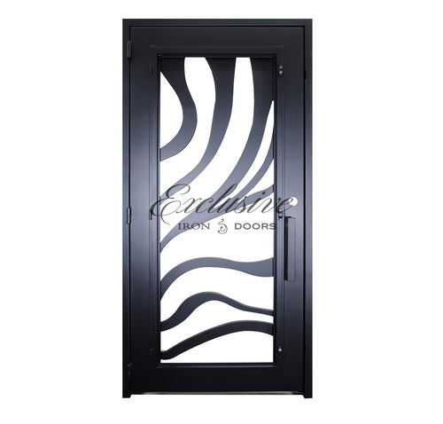 Wayside Laser Single Square Iron Door