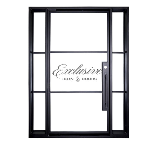 Riva Pivot Door with Sidelights