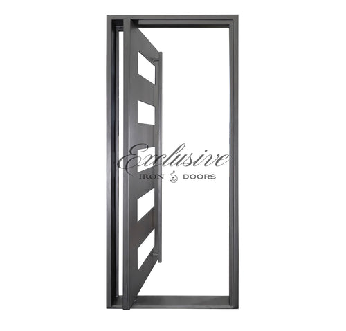 Kearney 5 Lites Pivot Iron Door