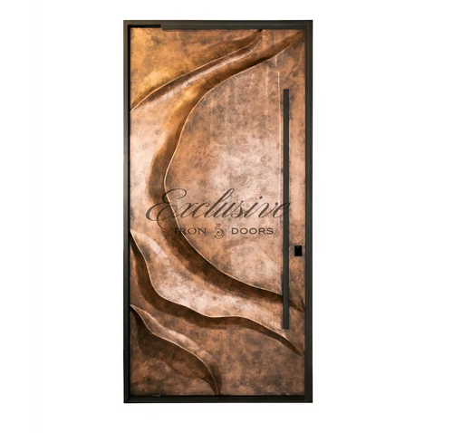 Moon Pivot Iron Door
