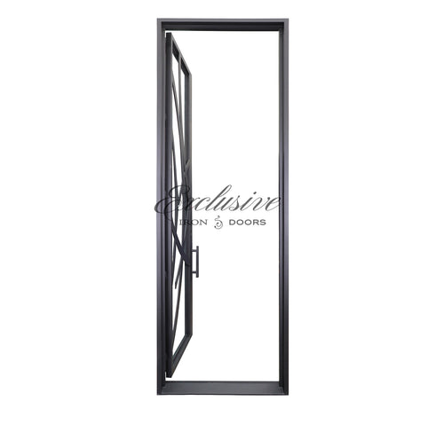 Custom Art Interior Single Square Iron Door
