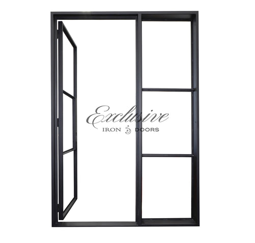Riva Single with Sidelight Steel Door