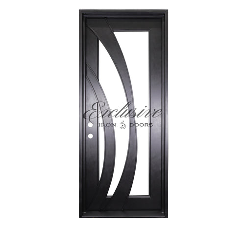 Webb Single Square Iron Door