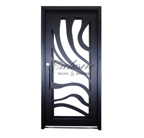 Wayside Laser Single Square Iron Door