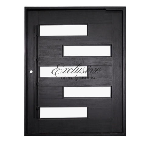 Grant Solid Pivot Iron Door