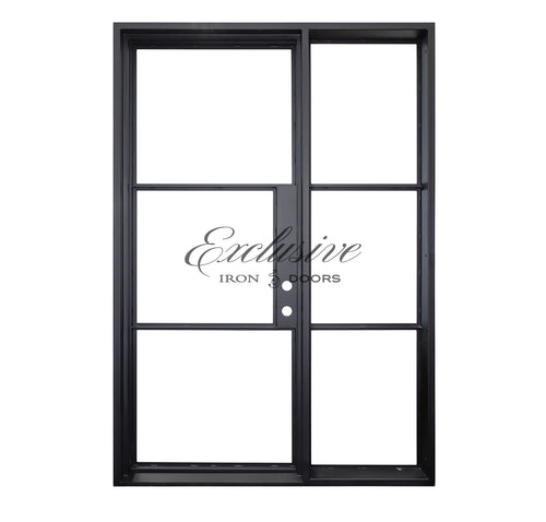 Riva Single with Sidelight Steel Door