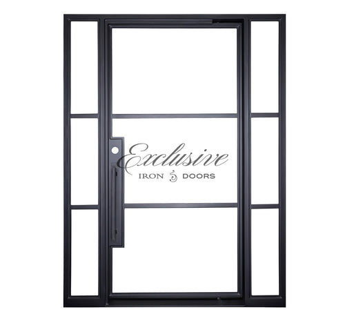 Riva Pivot Door with Sidelights