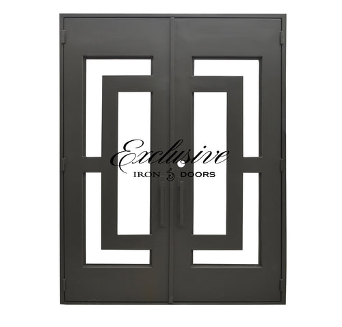 Stillwell Double Square Iron Door