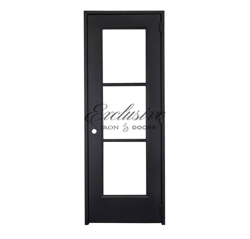 Custom Summer Single Square Iron Door