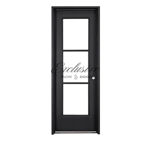 Custom Summer Single Square Iron Door
