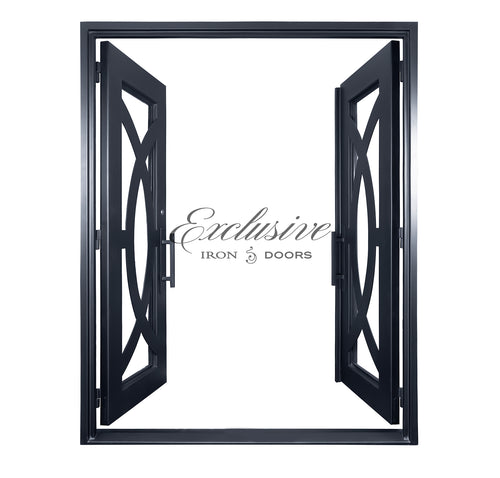 Tarpey Double Square Iron Door
