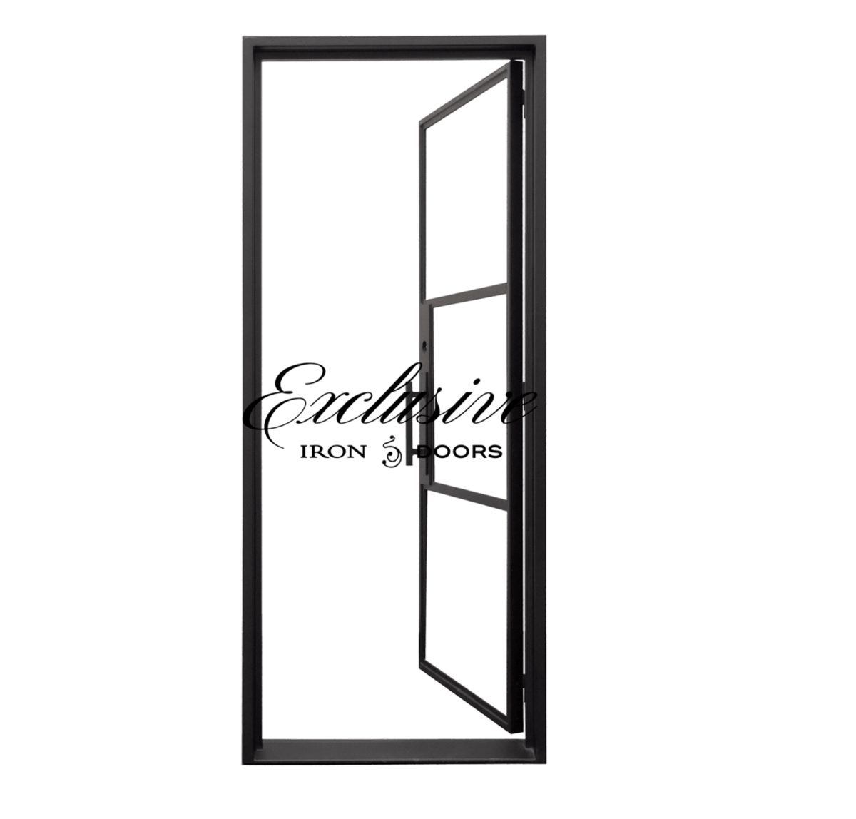 Single Square Steel Door | Exclusive Iron Doors