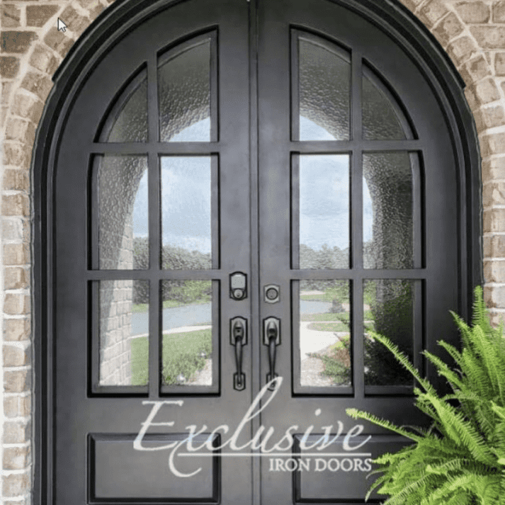 Eleanor Round Double Iron Door | Exclusive Iron Doors