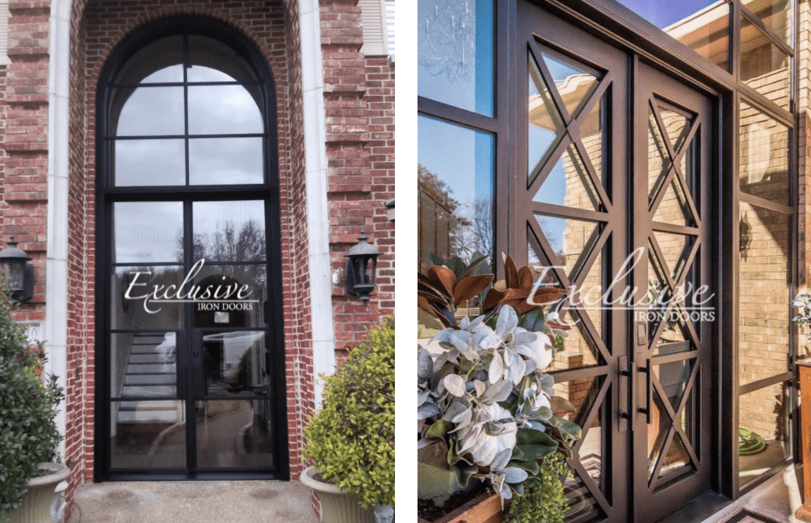French Iron Doors in Lochearn, Maryland
