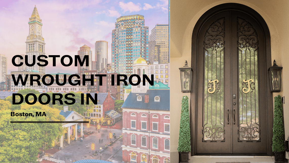 Wrought iron doors in boston massachusetts